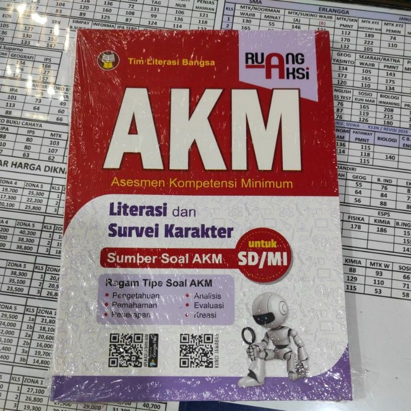 BUKU AKM SD UJIAN SD 2021 YRAMA WIDYA ORI