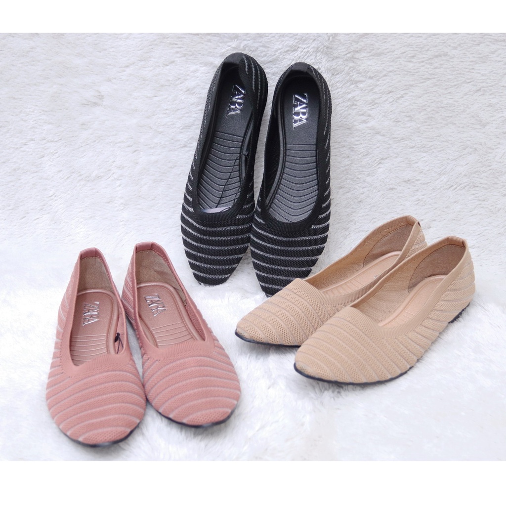 Sepatu Flat Wanita Flatshoes Zara Wanita Sepatu Wanita Sepatu Heels Cewek Terbaru