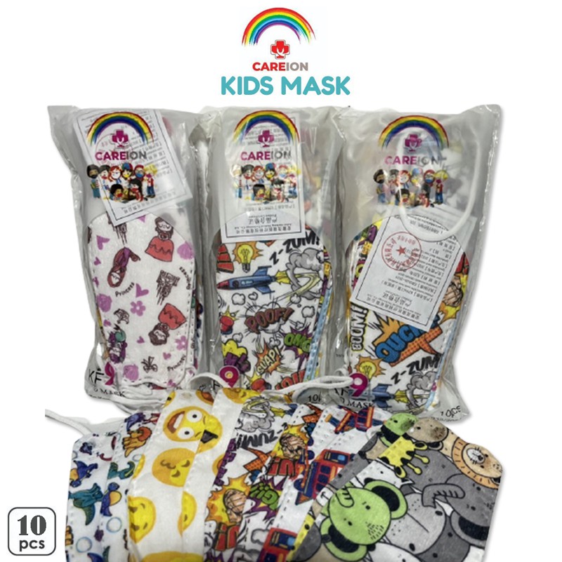 masker anak masker kf94 1 pack isi 10pcs earloop masker anak perempuan laki laki masker kesehatan