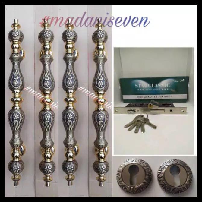 DISKON HANDLE PINTU RUMAH SET KUNINGAN / PULL HANDLE PINTU RUMAH KUNINGAN