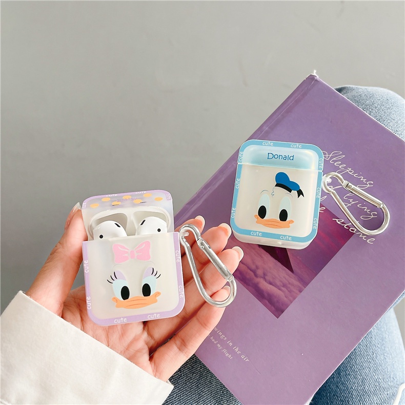 Casing Silikon Motif Kartun 3D Untuk Simpan Earphone wireless bluetooth Apple airpods 2 / 3 / 2021 / 3pro