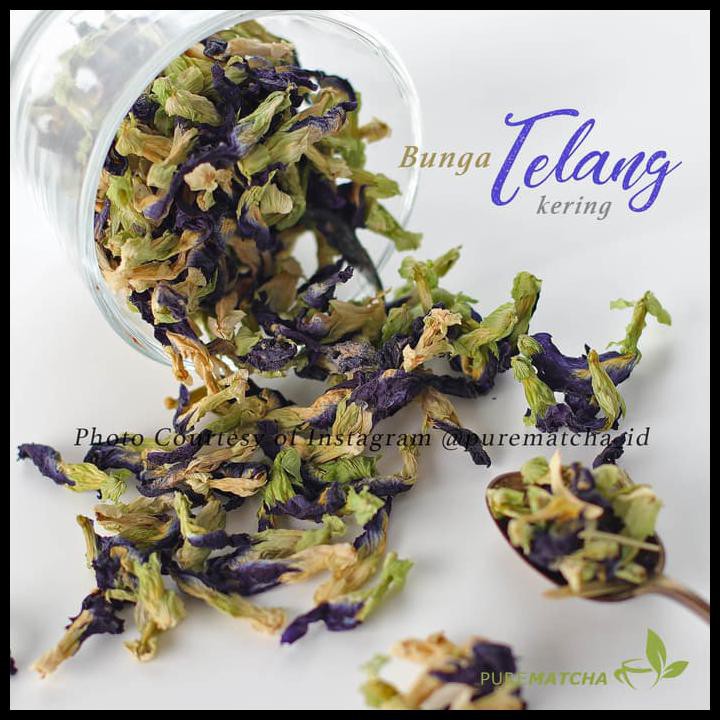 

Bunga Telang Teh Clitoria Ternatea Butterfly Pea Blue Tea Teh Biru 25G