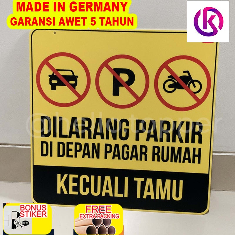 

Grosir Sign Dilarang Parkir Didepan Rumah | Sign Akrilik Printed | Sign Board