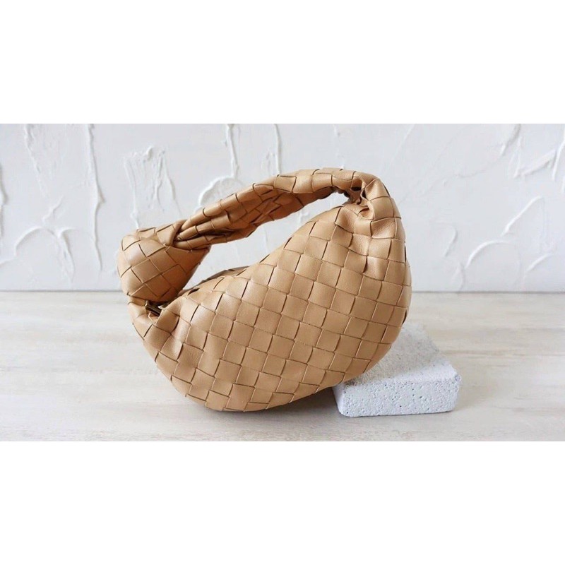 bag Bottega Veneta tas Mini BV Jodie Bag in Almond
