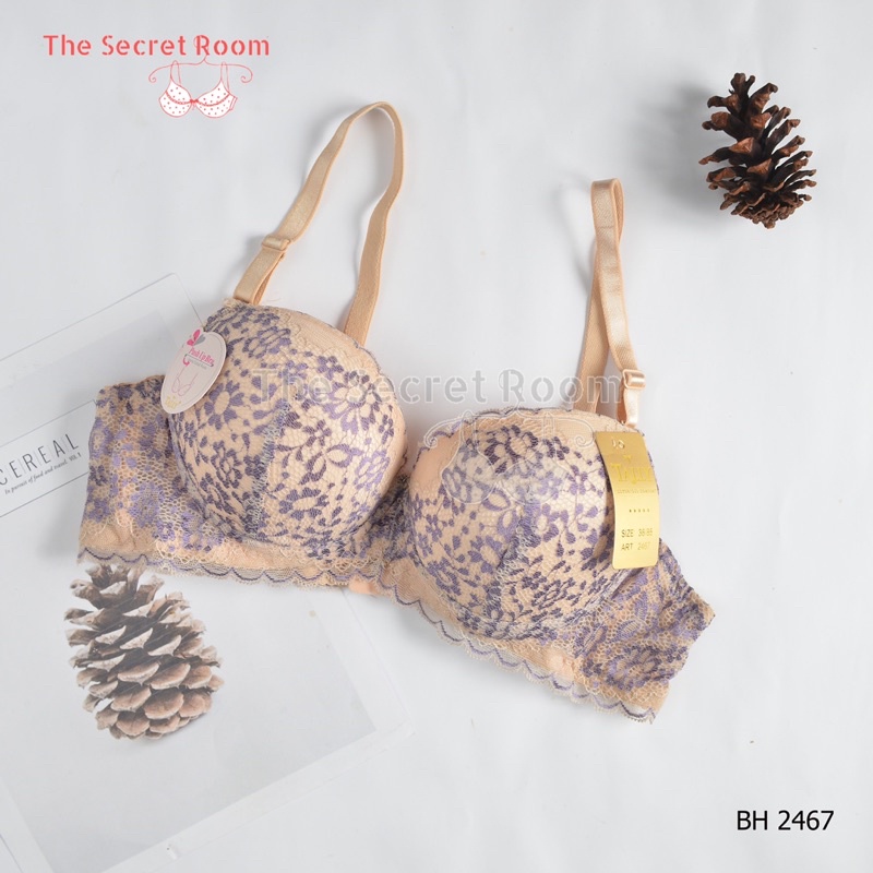 TALLY BRA BH 2467 | CUP B | BUSA TEBAL | PUSH UP BRA | ADA KAWAT | SIZE 34 - 38