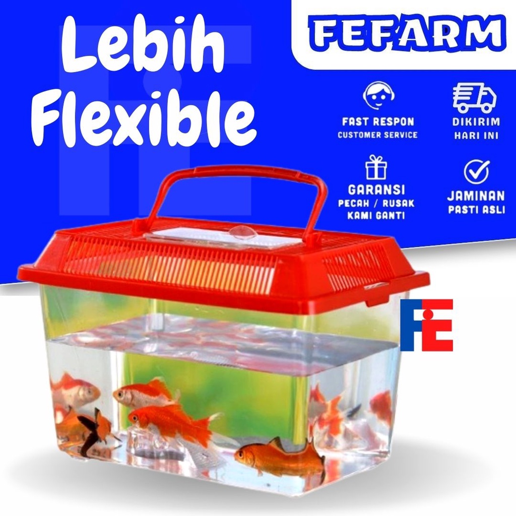 Kandang Hamster Aquarium Kura Kura Reptile Ikan Cupang Ikan Hias dan Guppy FEFARM