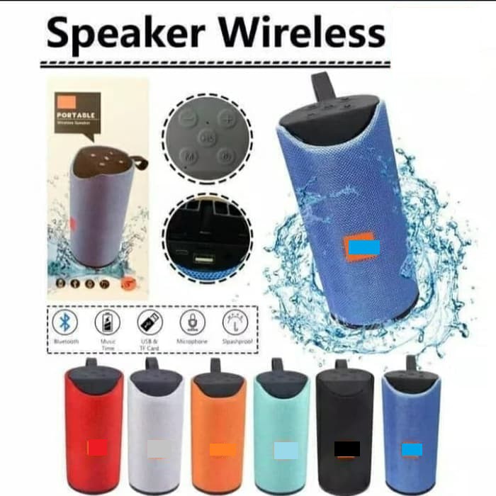 Speaker Wireless Bluetooth TG113 Mega Bass  Porrable Aux USB Support