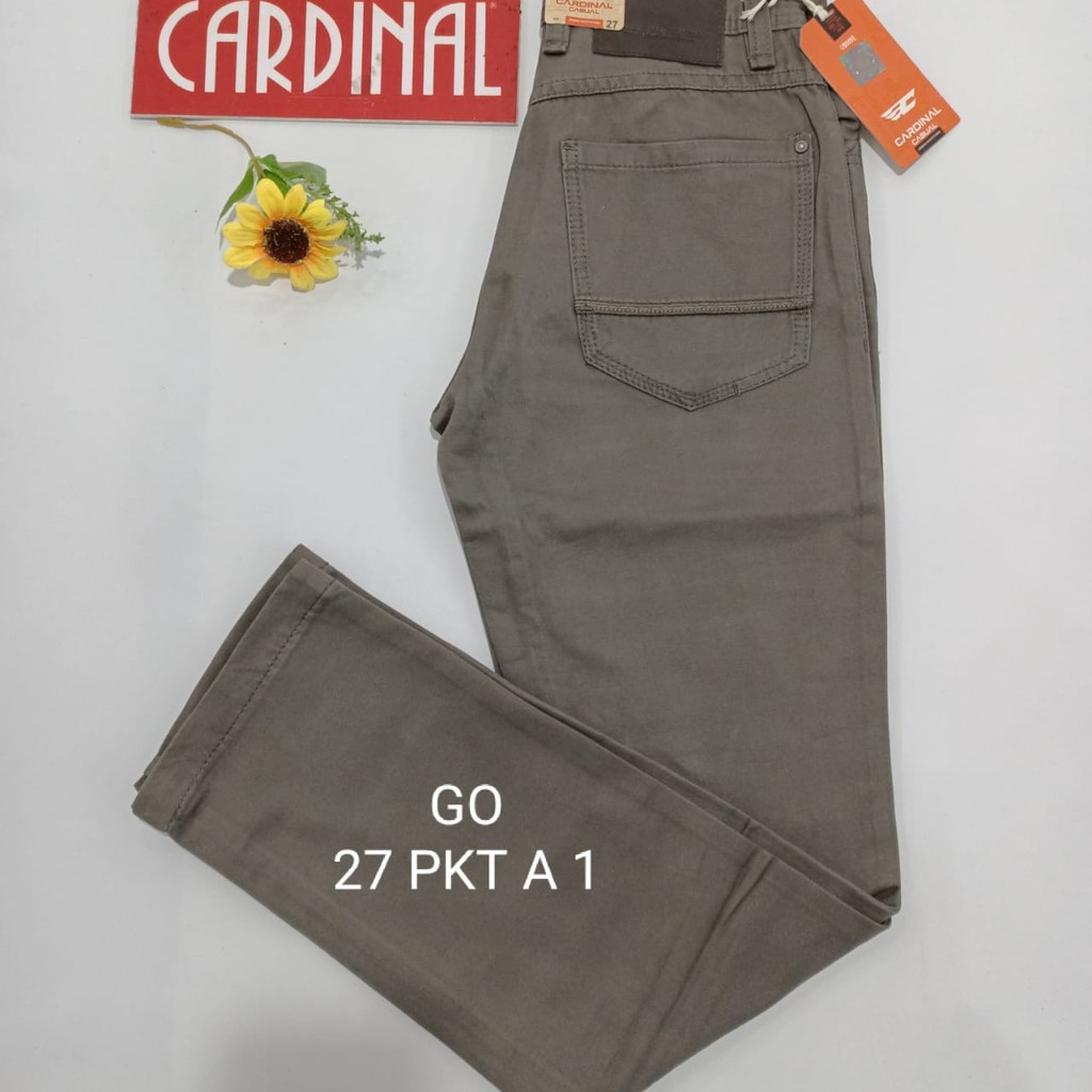 BB 27-28 PKT CARDINAL CASUAL CELANA POCKETS PANJANG Pria Fashion Laki Brand Kekinian Celana Chino