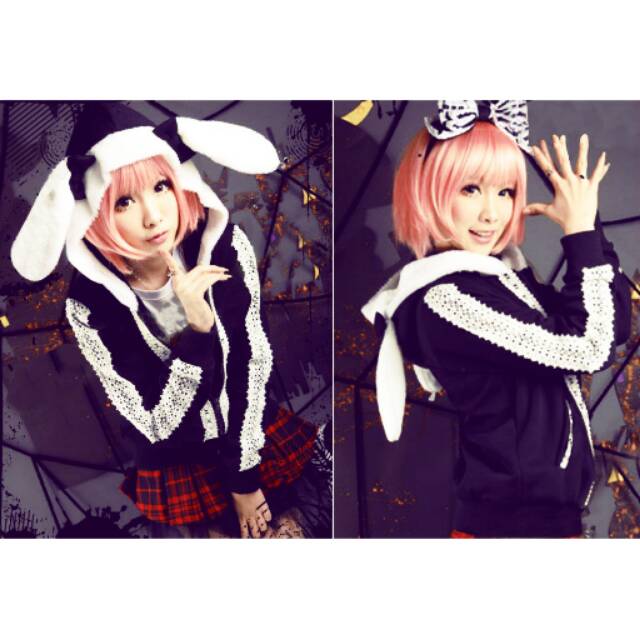 Bunny ribbon jacket cosplay