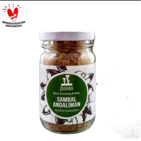 JAVARA SAMBAL ANDALIMAN BUBUK/ BATAKS PEPPER SPICY & RUBS 60 GRAM