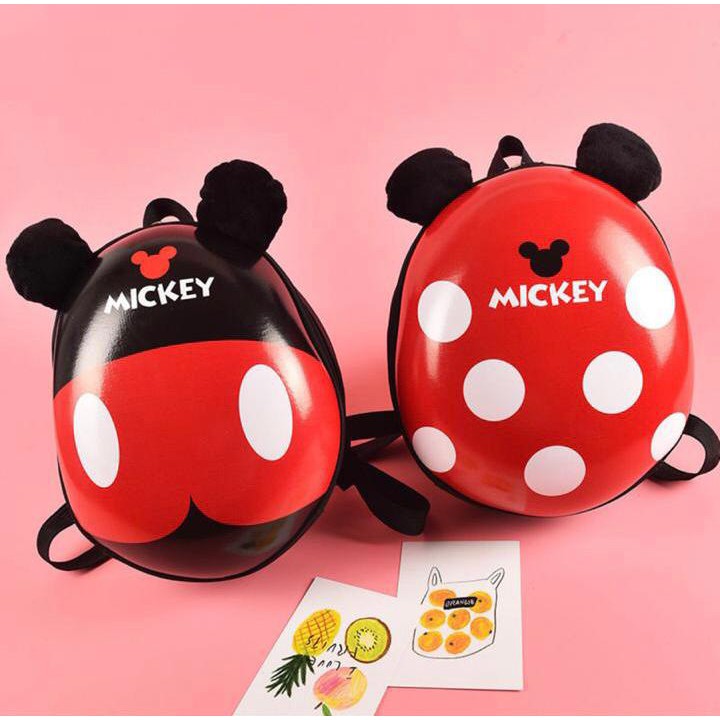 [Jualsemua18](RS01)Ransel Backpack Mickey yang lucu dan imut yang tampilan depan kokoh anti air