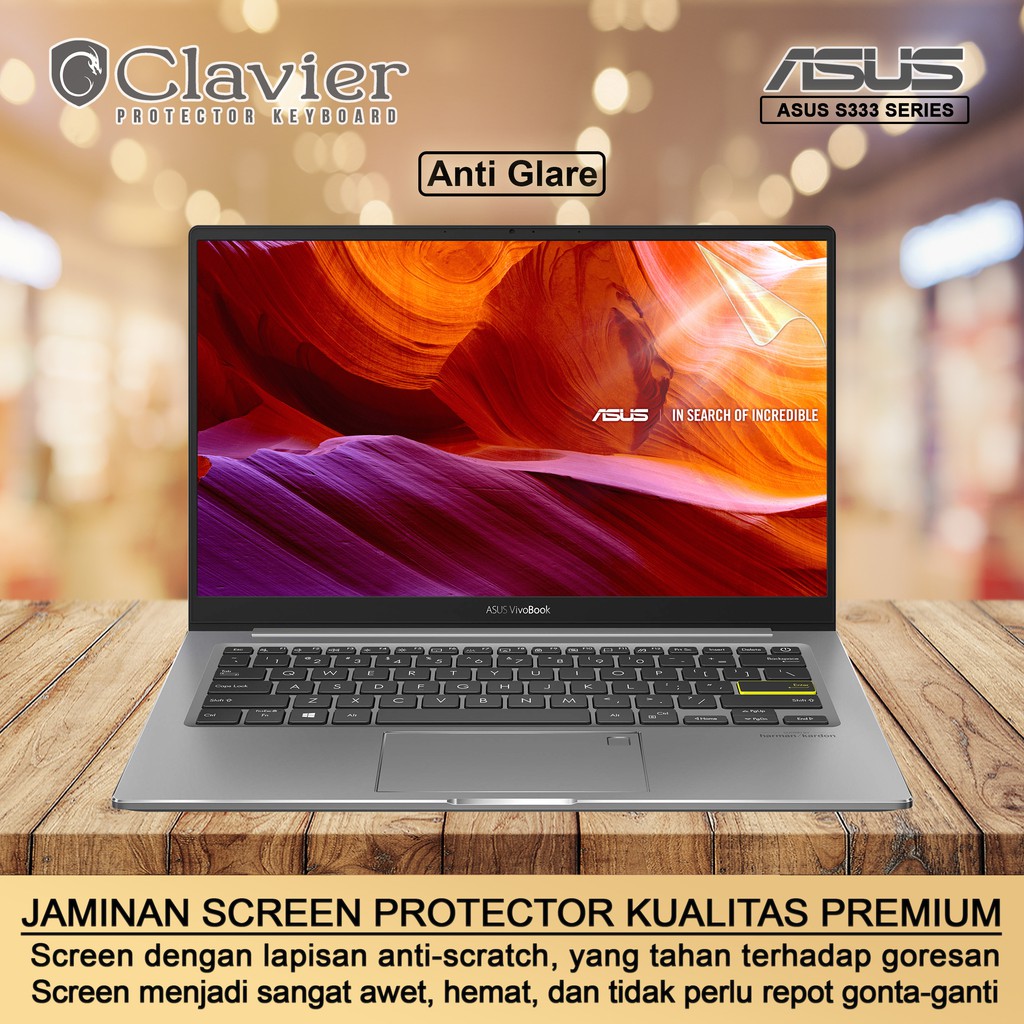 Screen Protector Anti Gores Asus VivoBook S13 S333 S333E S333EA S333J S333JQ Clear Bening Anti Glare