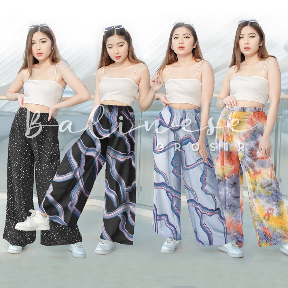 CELANA KULOT TIE DYE PANJANG JUMBO