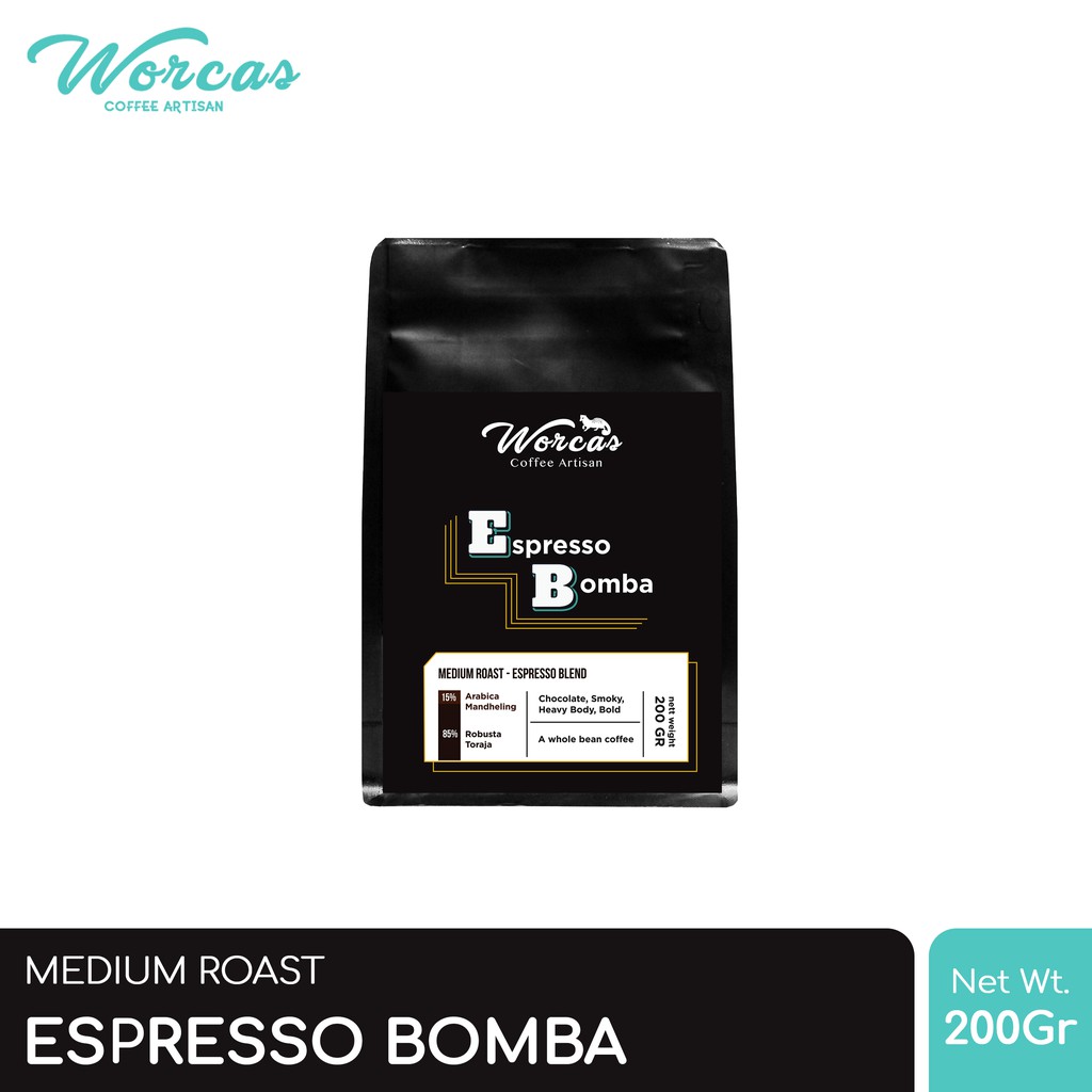 

WORCAS Bomba Espresso Blend 200 Gram | Medium Roast