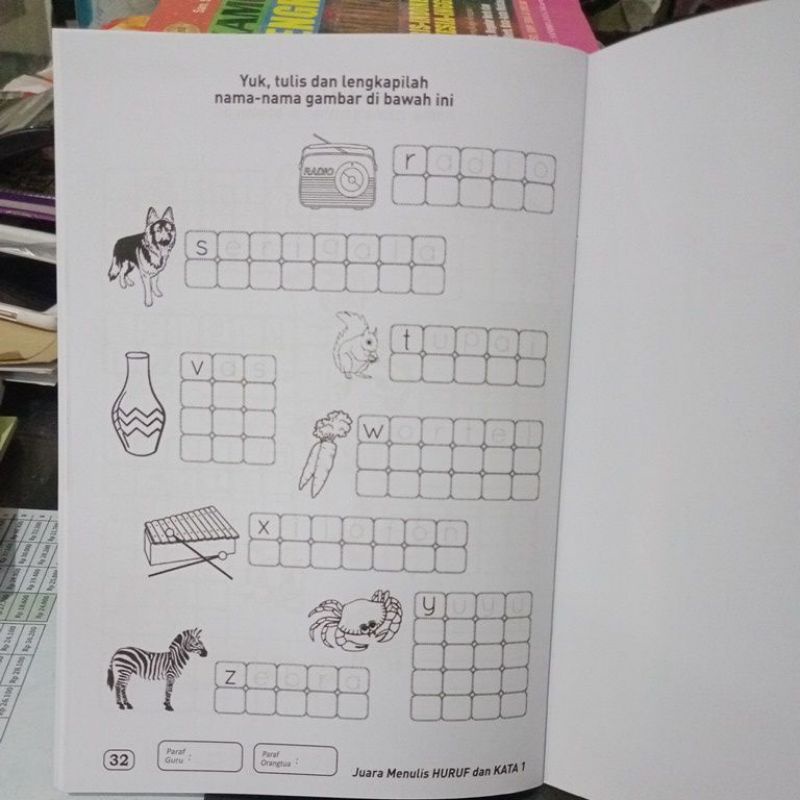 Buku Juara Menulis Huruf Dan Kata 1 (15×23cm)