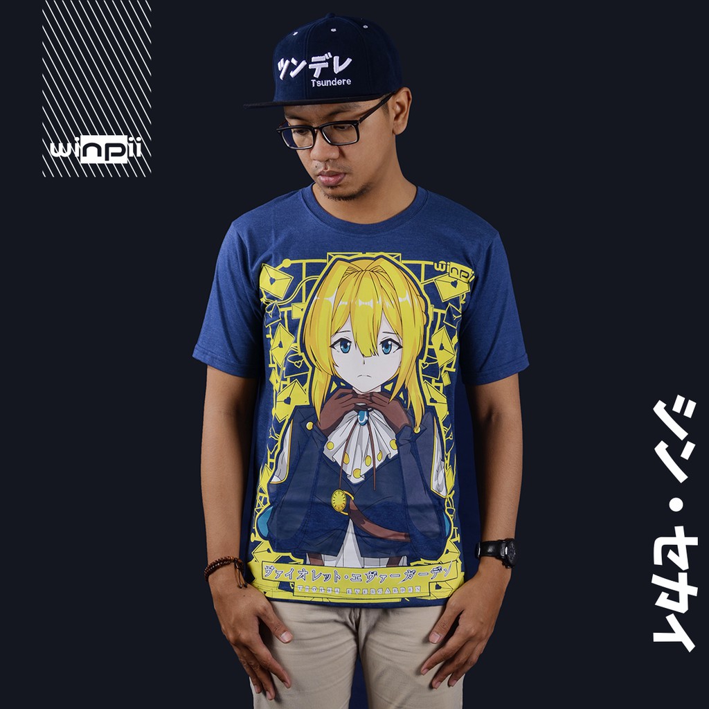 Kaos / T-Shirt Violet Evergarden Anime Violet Evergarden