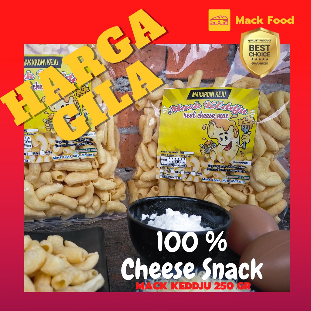 

CAMILAN CEMILAN MAKANAN RINGAN INSTAN KILOAN MAKARONI KEJU MK2