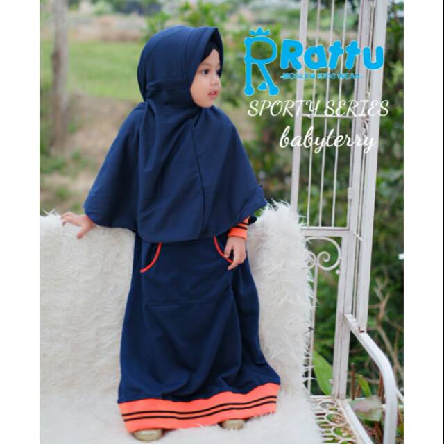 Gamis Sporty Anak by Rattu