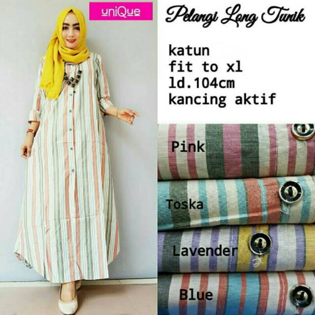 Pelangi Long Tunik blouse