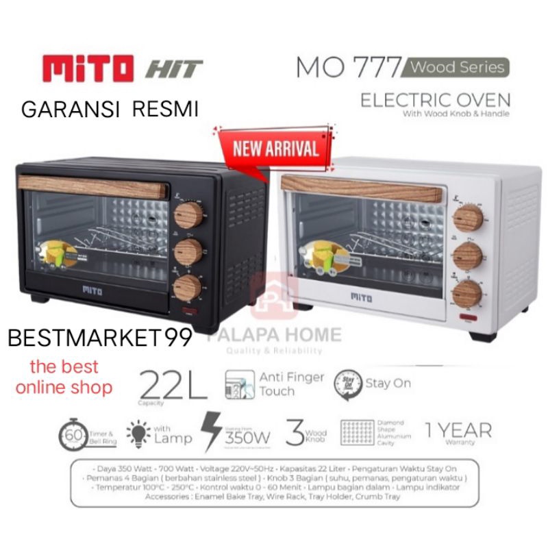 Oven MITO MO-777 Electric Oven Listrik 22Liter 350 Watt MO777