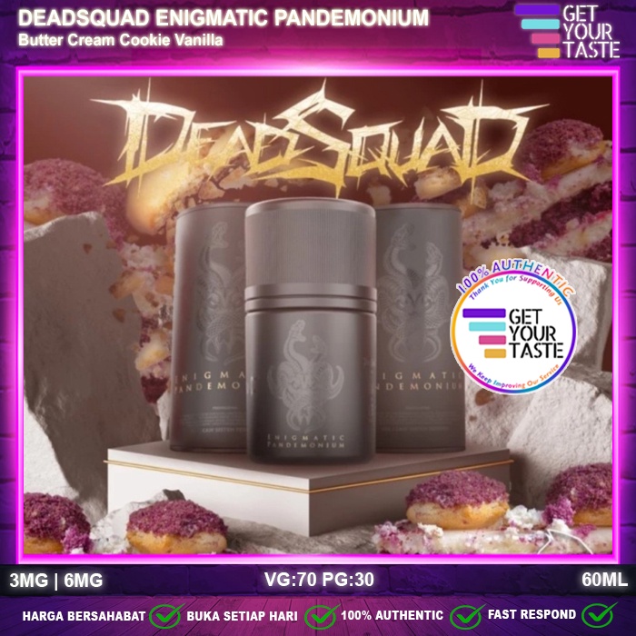 Liquid Deadsquad Enigmatic Pandemonium 60ML Spooky Cookie by Vapezoo