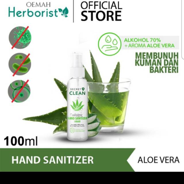 Secret Clean Antiseptic Hand Sanitizer Liquid