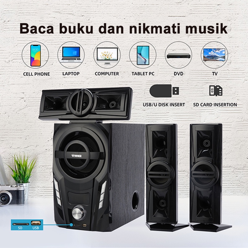 Weyon Offcial Speaker 812 wirelles Bluetooth Usb Sd   suara di jamin(812)