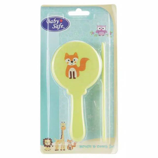 Baby Safe Brush and Comb Set DL114 (Tersedia varian warna)