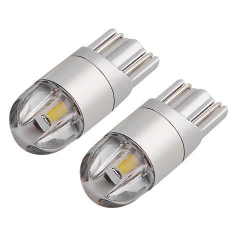 Lampu Mobil Headlight LED T10 W5W 2 SMD 3030 2PCS PUTIH