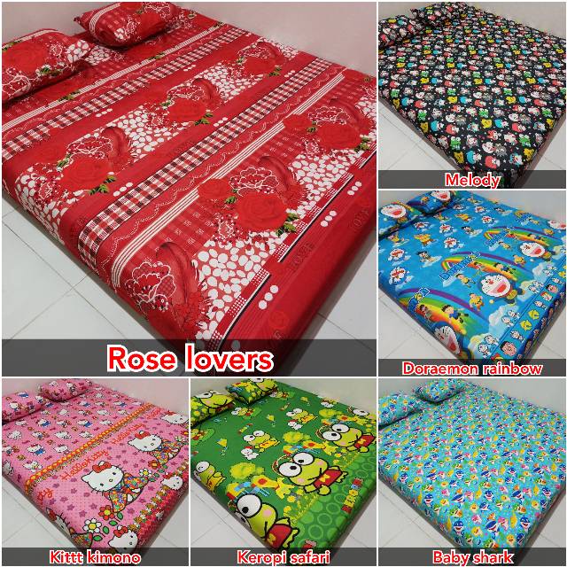 Sprei cewek Sprei home made karakter 160*200(2sarban+2sargul)