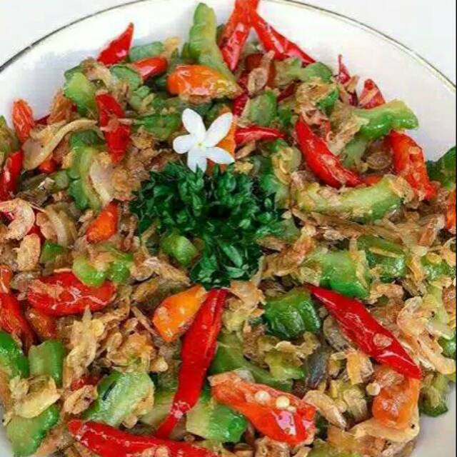 

Tumis pare rebon