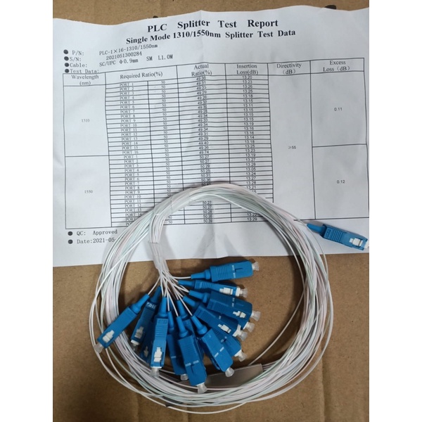 Spliter 1:16 plc sc upc