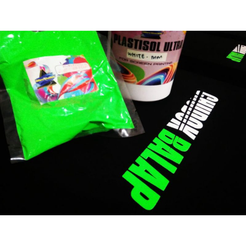 

Plastisol Ultra Fluo Green/Hijau stabilo 200gr