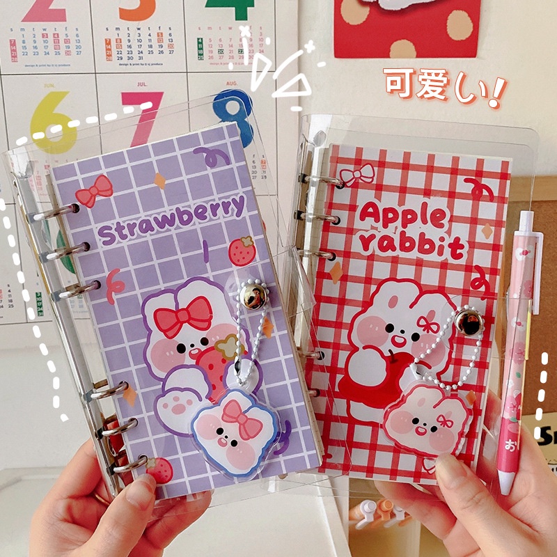 Buku Notebook / Catatan / Agenda / Diary Desain Kartun Kawaii Kreatif Dengan Ring Spiral