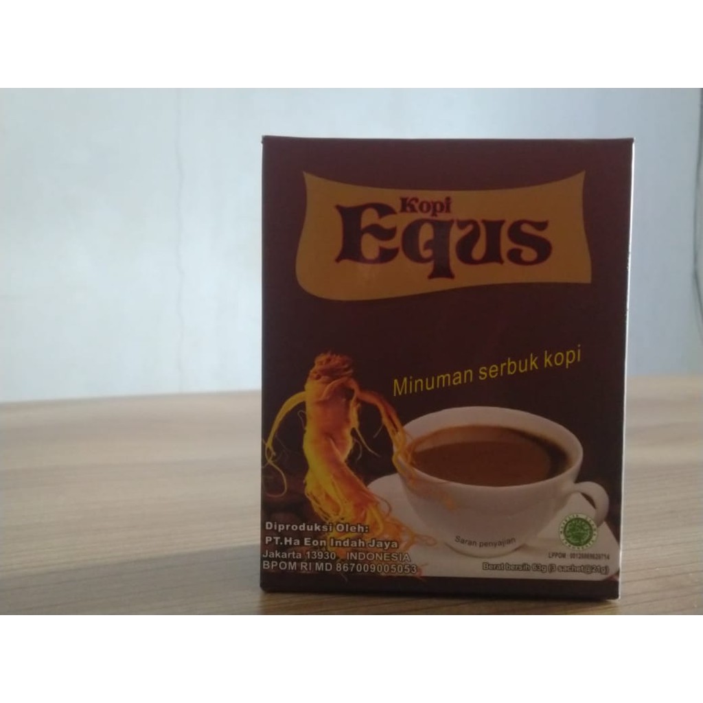 

Kopi Kejantanan EQUS Korean Red Ginseng