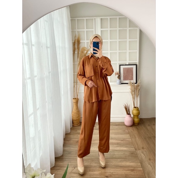 FATIAH SETCEL POLOS RAYON TWILL JUMBO STELAN DAILY SANTAI MUSLIM MURAH GROSIR MODELLANO