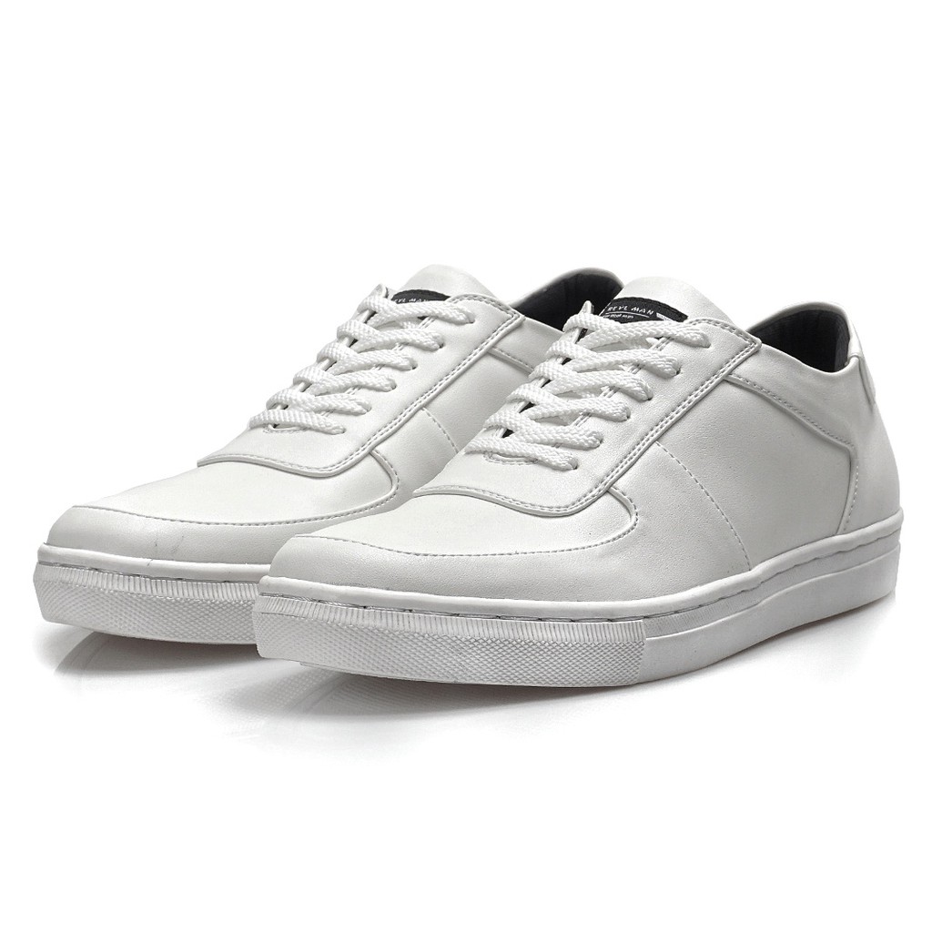 FAMO WHITE |Reyl x FORIND| Sepatu Putih Casual Sneakers Kasual Polos Original Pria Cowok Footwear