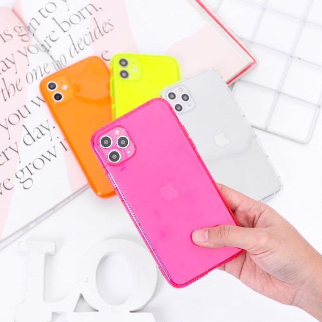 NEON FULL COVER CASE iPhone 7 Plus / Case iPhone 11 Pro Max / Case iPhone X / Case iPhone XR / SE