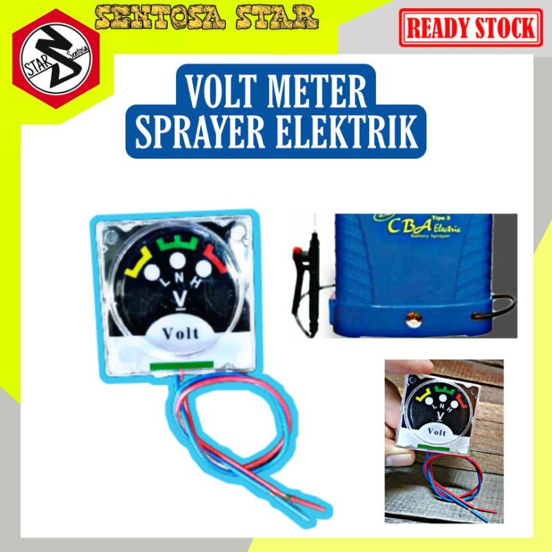 VOLTMETER SPRAYER ELEKTRIK/ VOLT METER SPRAYER ELEKTRIK/ LAMPU INDIKATOR SPRAYER ELEKTRIK/ INDIKATOR