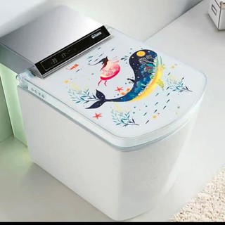 CC ZY261ARTWHALE STICKER TOILET CLOSET STIKER DEKORASI CC ZY261ARTWHALE STICKER TOILET CLOSET STIKER DEKORASI