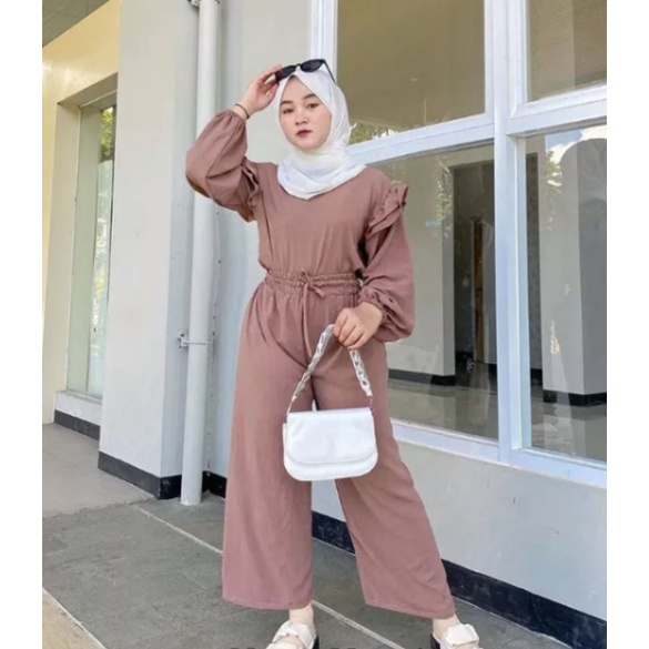 ONE SET WANITA TERBARU (BAJU+CELANA) SETELAN WANITA MODERN TRENN MASA KINI /TERBARU