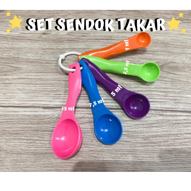 SET SENDOK TAKAR