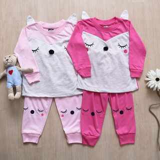 BAJU SETELAN PIAMA ANAK PEREMPUAN WE3 MOTIF TERBARU