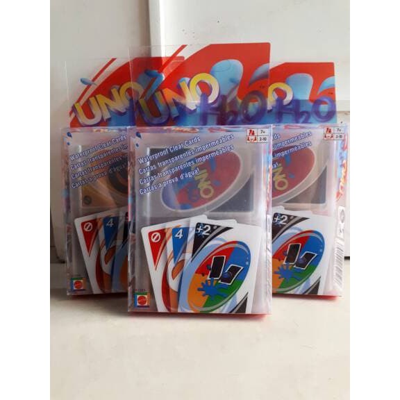 UNO Card H2O kartu uno tahan air plastik waterproof