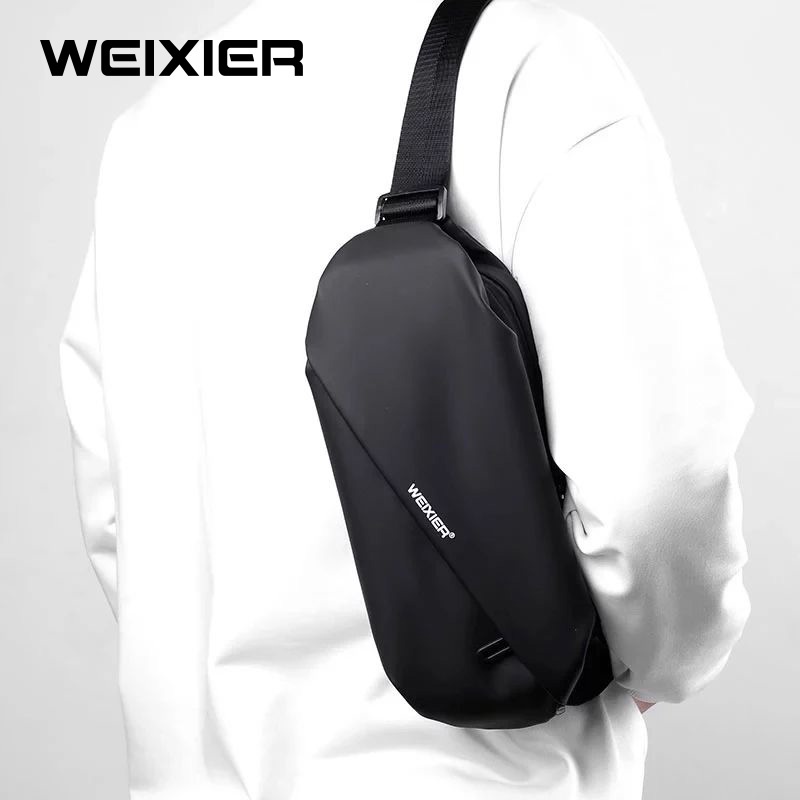 WEIXIER 8641 Tas Selempang Pria Waistbag Anti Air WK-SBY