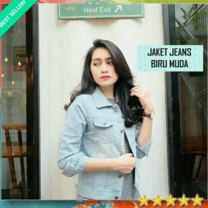 JAKET JEANS AURORA/AURORI JAKET BOMBER WANITA JAKET ARMY JAKET MILEA BEST QUALITY