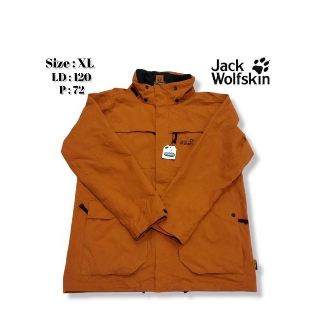 jaket outdoor second jws size xl
