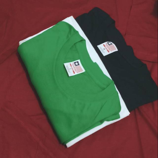 Kaos Polos New States Apparel (NSA) Size S M L Tidak ada Jahitan samping
