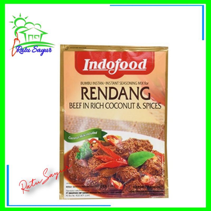 

bumbu rendang Indofood 50 gram/Ratu Sayur Cikeas