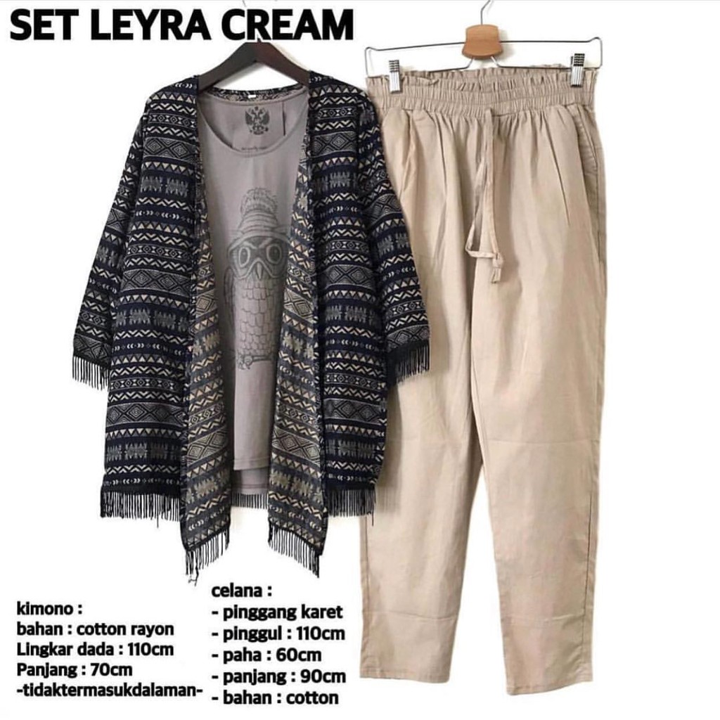 SET LEYRA CREAM